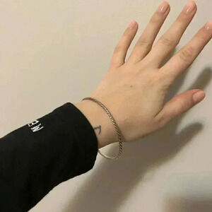 Silver 925  Taxco Bangle 8”